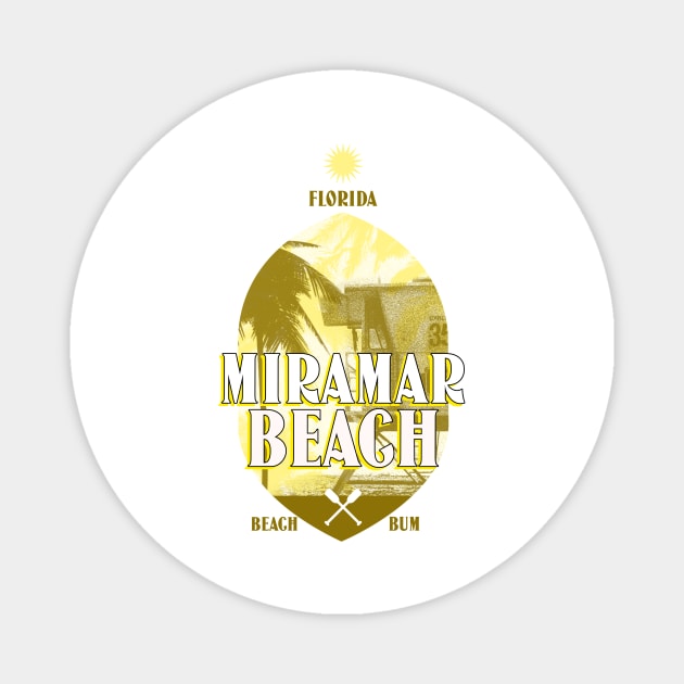 MIRAMAR BEACH FLORIDA T-SHIRT Magnet by Cult Classics